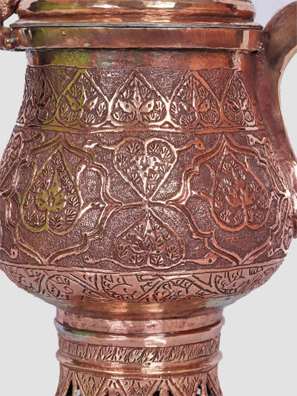 Kashmiri Copper Engraved Samavar - Shopping in Kashmir