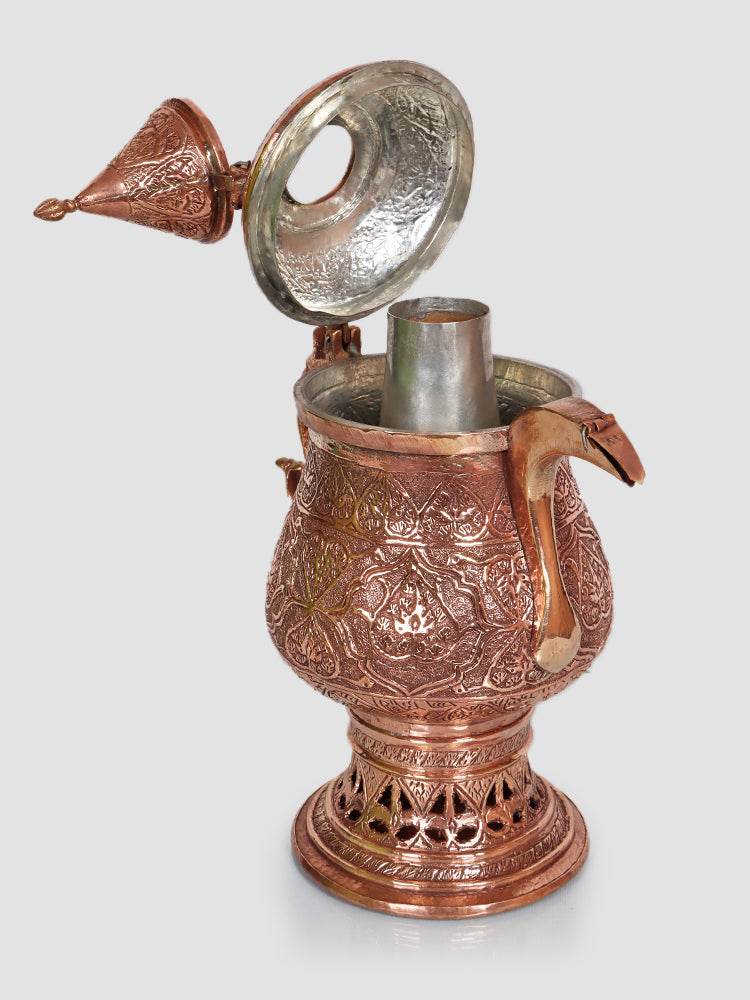 Kashmiri Copper Engraved Samavar - Shopping in Kashmir