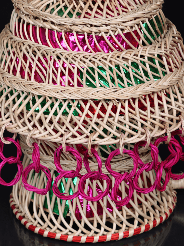 Shaakh Embellished Kashmiri Willow Charar Kangri - Shopping in Kashmir