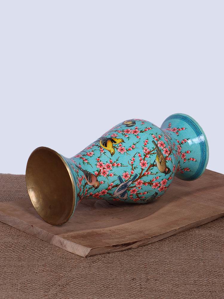 Ferozi Flora N Fauna Papier Mache Flower Vase - Shopping in Kashmir