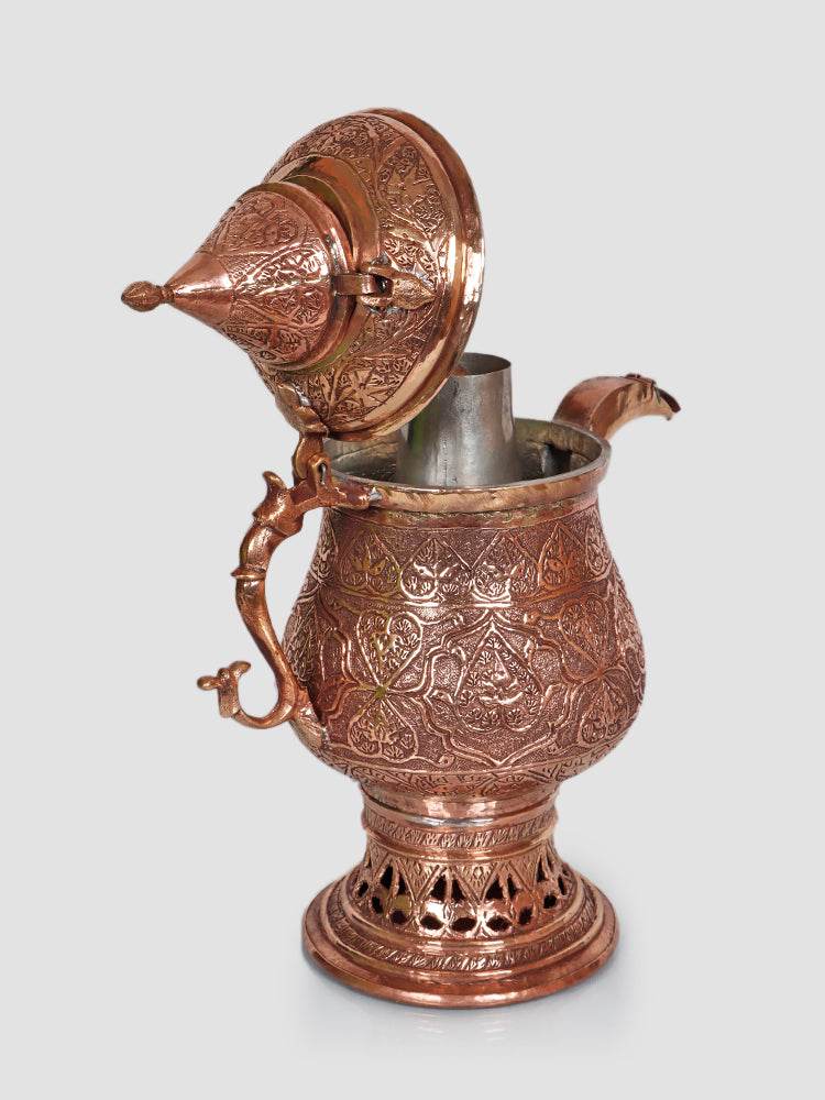 Kashmiri Copper Engraved Samavar - Shopping in Kashmir