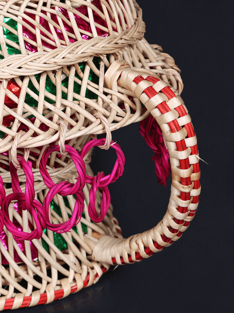Shaakh Embellished Kashmiri Willow Charar Kangri - Shopping in Kashmir