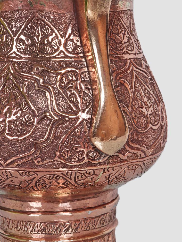 Kashmiri Copper Engraved Samavar - Shopping in Kashmir