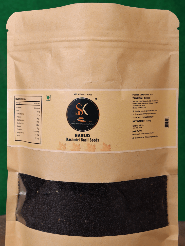 Harud Kashmiri Basil Seeds(Babribeol) - Shopping in Kashmir