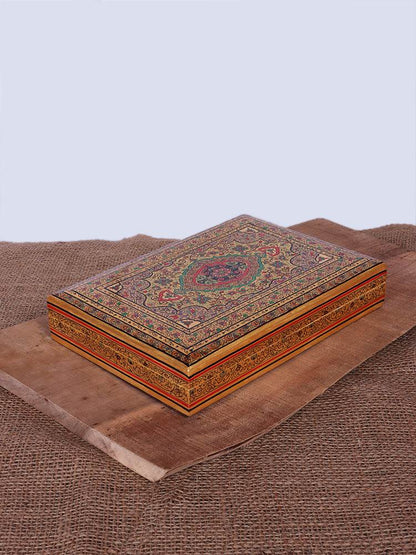 Kaaleen Work Papier Mache Jewellery Box - Shopping in Kashmir
