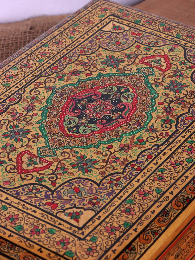 Kaaleen Work Papier Mache Jewellery Box - Shopping in Kashmir
