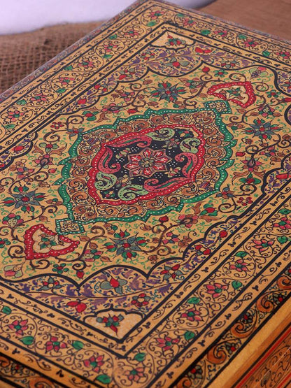 Kaaleen Work Papier Mache Jewellery Box - Shopping in Kashmir
