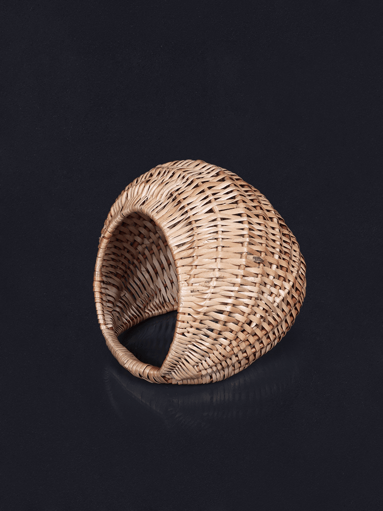 Shaakh Kashmiri Willow Scoop Basket - Shopping in Kashmir