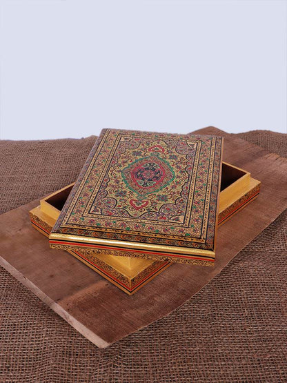 Kaaleen Work Papier Mache Jewellery Box - Shopping in Kashmir