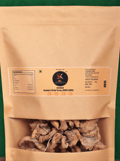 Harud Kashmiri Dried Turnip (Gogji Aara) 250gm - Shopping in Kashmir