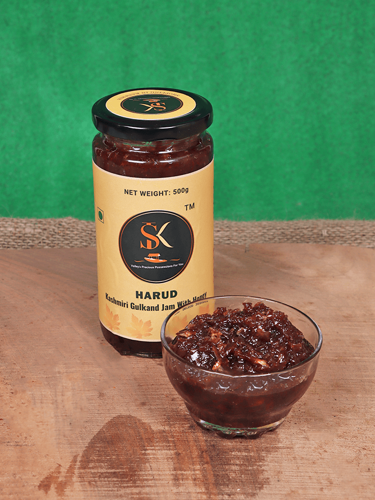 Harud Kashmiri Gulkand Jam with Honey - Shopping in Kashmir