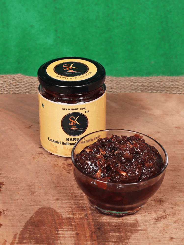 Harud Kashmiri Gulkand Jam with Honey - Shopping in Kashmir