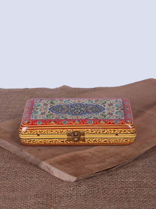 Persian Papier Mache Clutch - Shopping in Kashmir