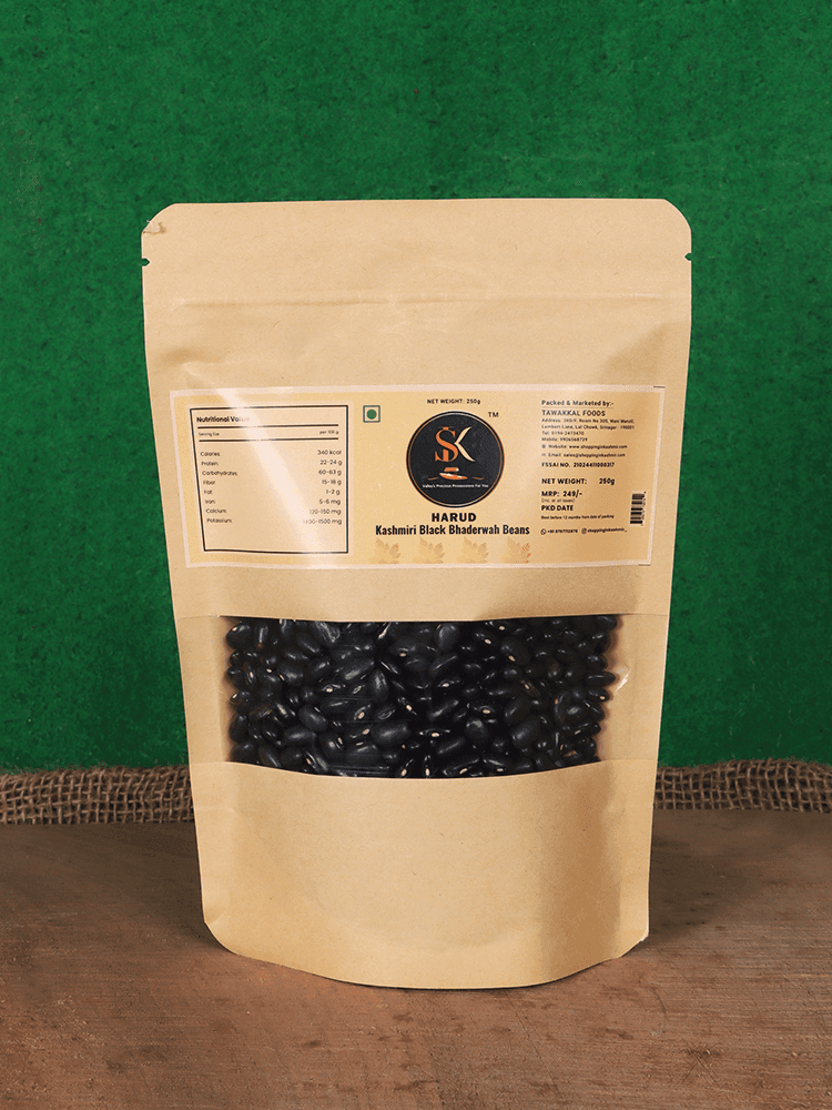 Harud Kashmiri Black Bhaderwah Beans - Shopping in Kashmir