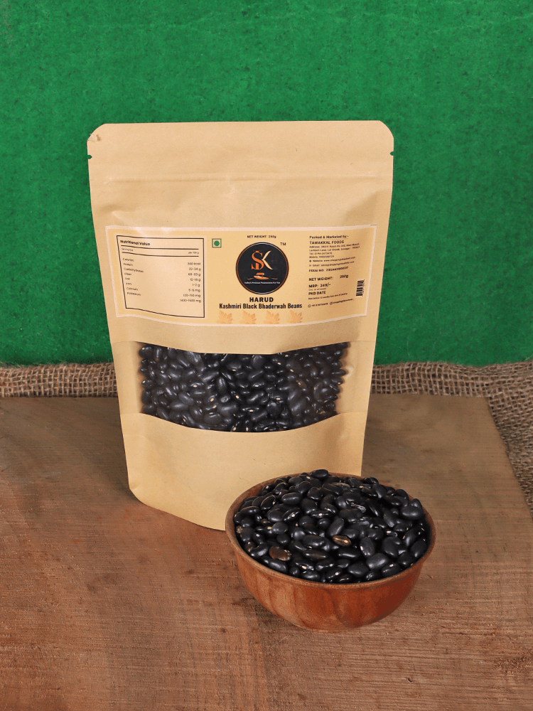 Harud Kashmiri Black Bhaderwah Beans - Shopping in Kashmir