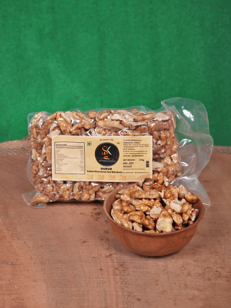 Harud Kashmiri Walnut Kernels Snow White Quarter - Shopping in Kashmir