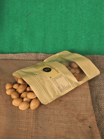 Harud Kashmiri Hard Shelled Almonds (With Shell) - Shopping in Kashmir