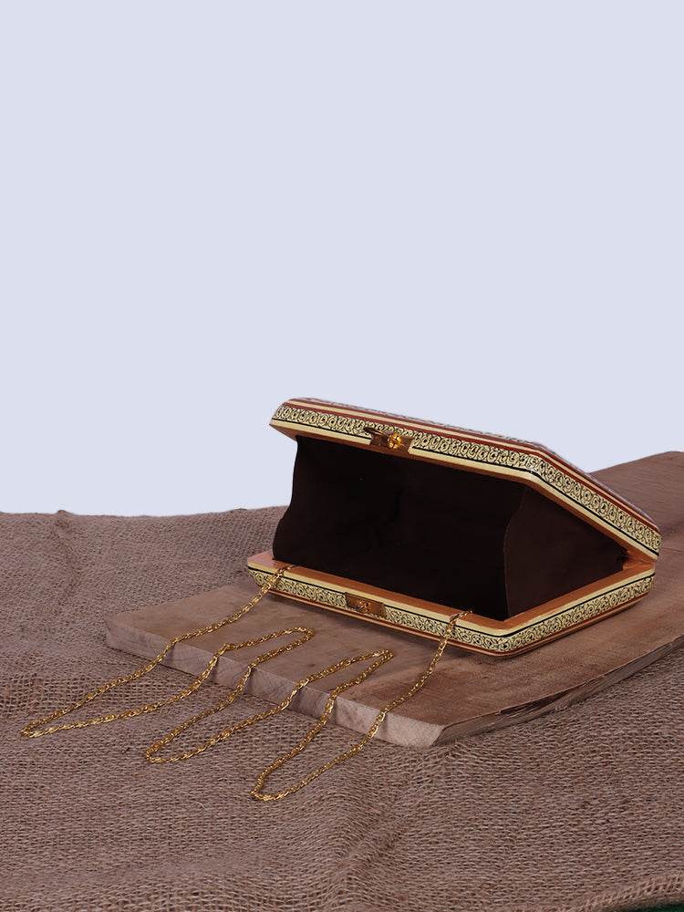 Qaaleen Design Papier Mache Clutch - Shopping in Kashmir