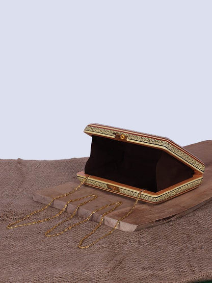Qaaleen Design Papier Mache Clutch - Shopping in Kashmir