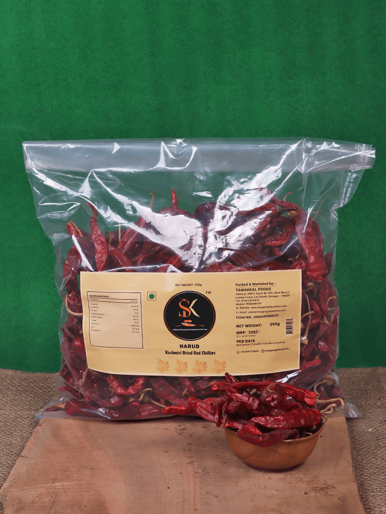 Harud Kashmiri Dried Red Chillies - Shopping in Kashmir