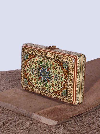 Qaaleen Design Papier Mache Clutch - Shopping in Kashmir