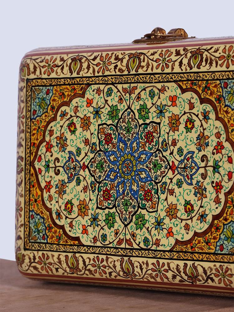Qaaleen Design Papier Mache Clutch - Shopping in Kashmir