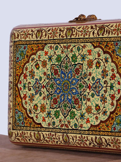 Qaaleen Design Papier Mache Clutch - Shopping in Kashmir