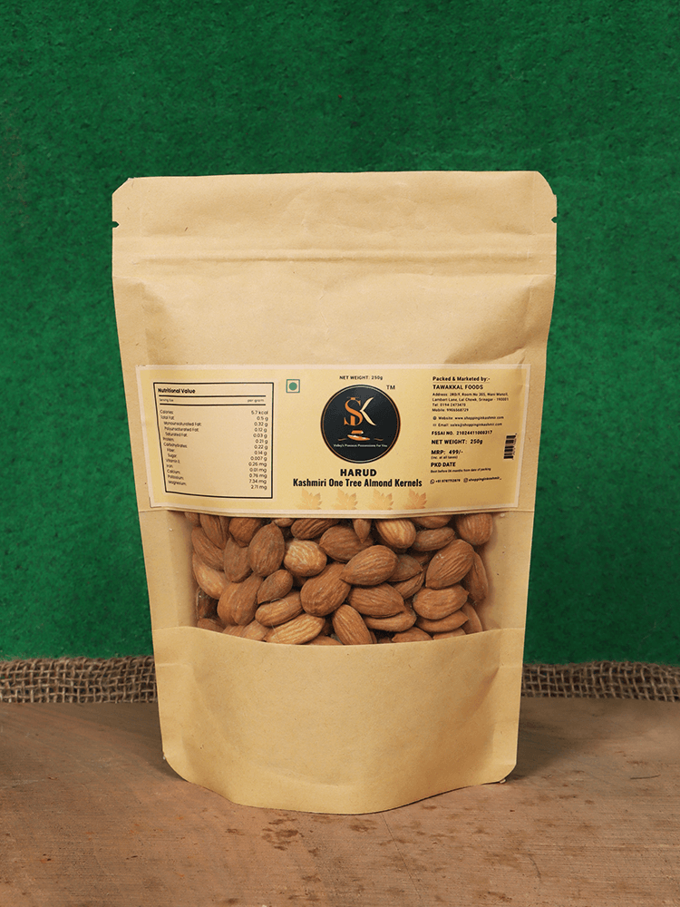 Harud Kashmiri One Tree Almond Kernels - Shopping in Kashmir