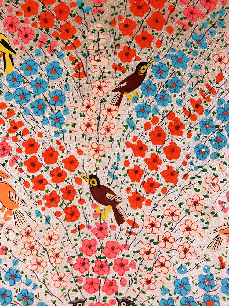 Rang Bast Philai Papier Mache Wall Plate - Shopping in Kashmir