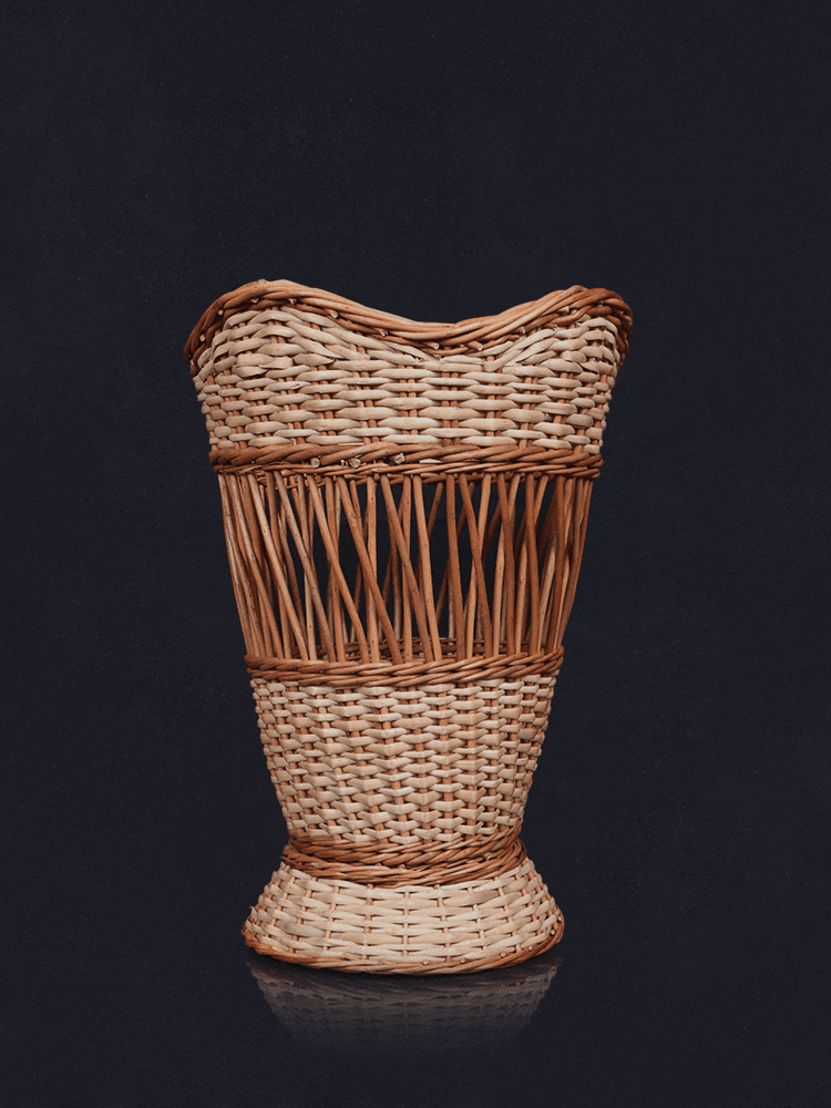 Shaakh Kashmiri Wicker Flower Vase - Shopping in Kashmir