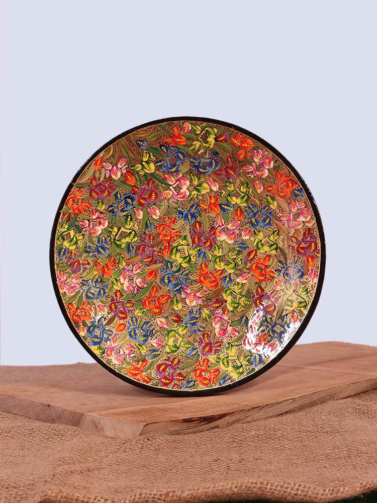 Gaasihdaar Papier Mache Wall Plate - Shopping in Kashmir