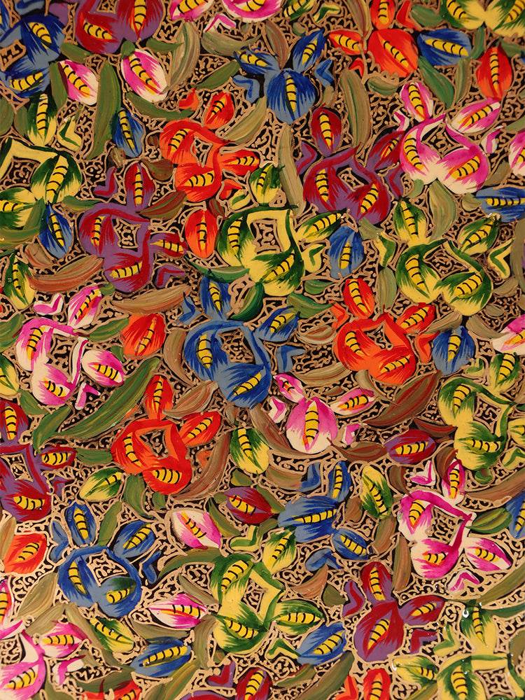 Gaasihdaar Papier Mache Wall Plate - Shopping in Kashmir