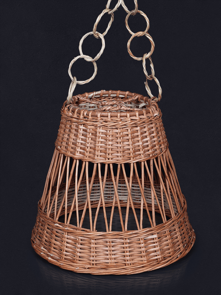 Shaakh Handwoven Willow Flared Lamp Shade - Shopping in Kashmir
