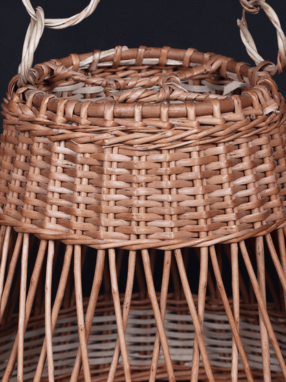 Shaakh Handwoven Willow Flared Lamp Shade - Shopping in Kashmir