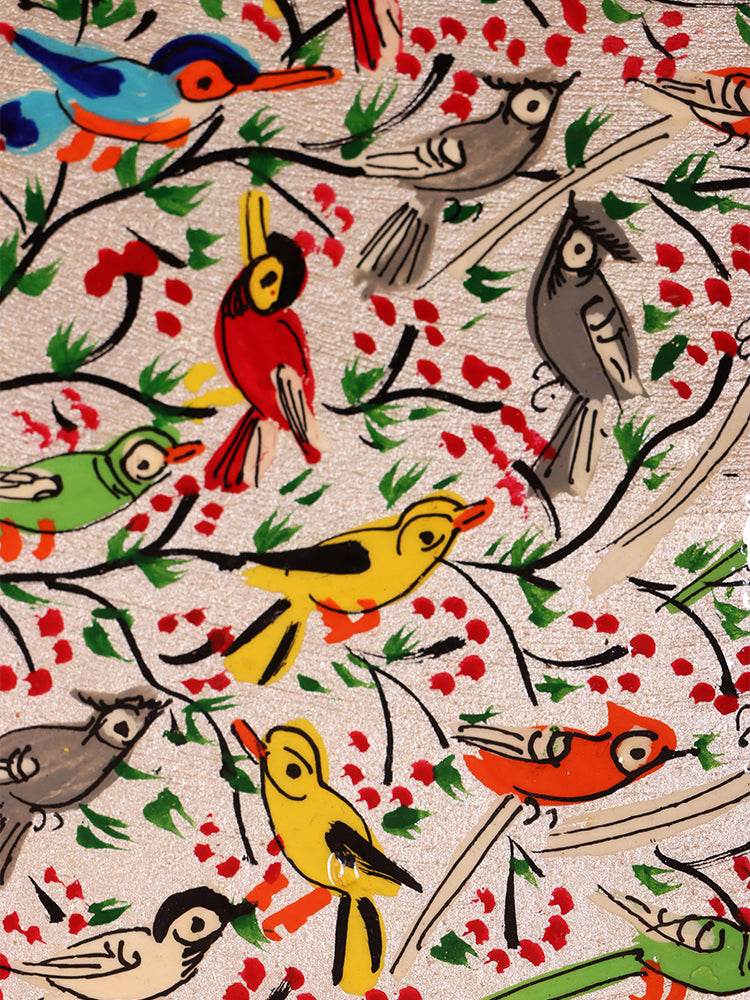 Janwar Design Papier Mache Wall Plate - Shopping in Kashmir