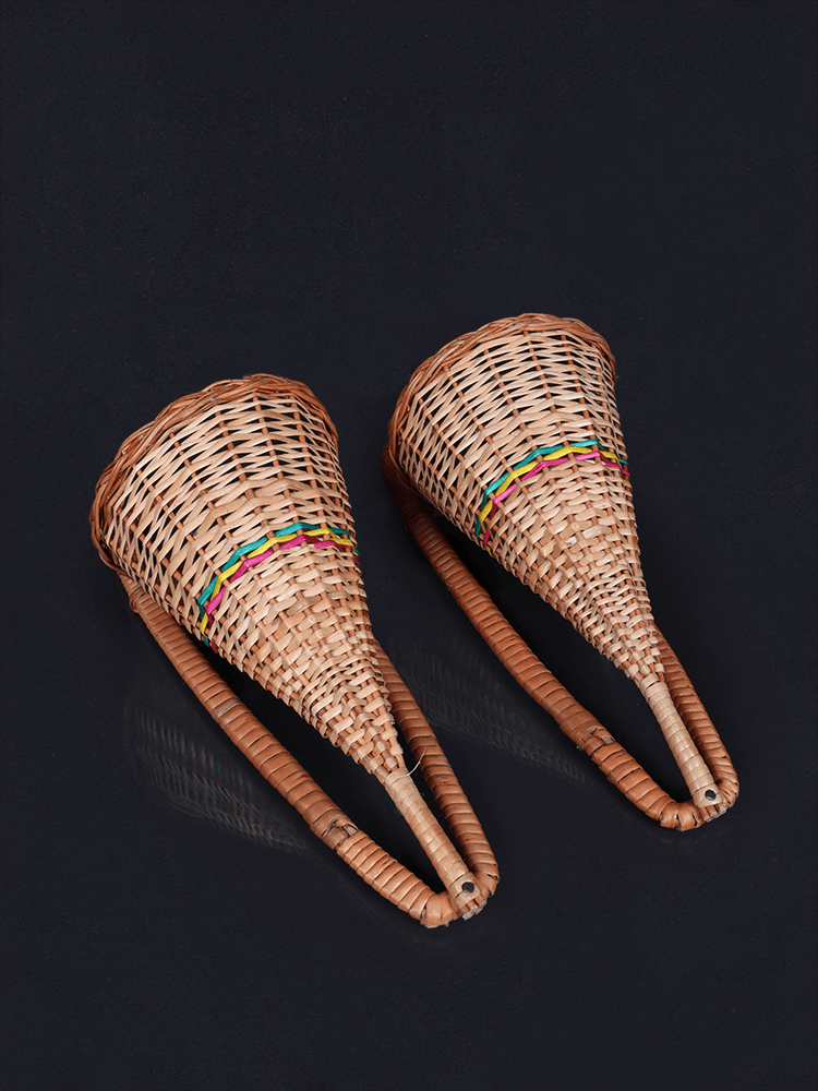 Shaakh Handwoven Willow Hanging Flower Vases (Set of 2) - Shopping in Kashmir