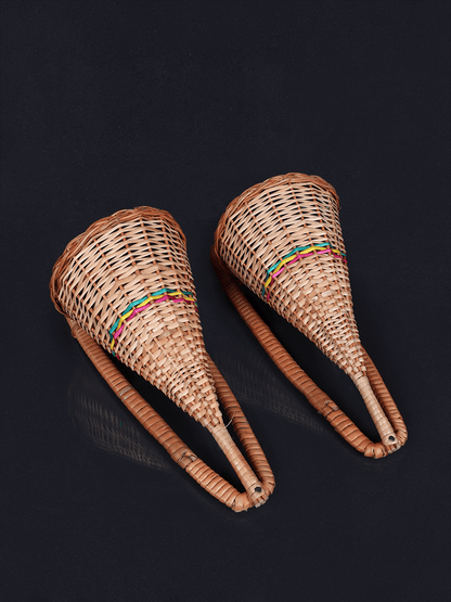 Shaakh Handwoven Willow Hanging Flower Vases (Set of 2) - Shopping in Kashmir