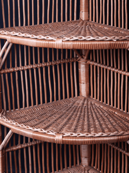 Shaakh Kashmiri Willow Three-Tier Corner Book Stand - Shopping in Kashmir
