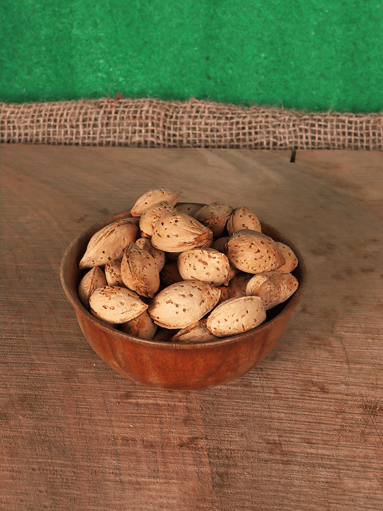 Harud Kashmiri Kaagzi Almonds (With Shell) - Shopping in Kashmir