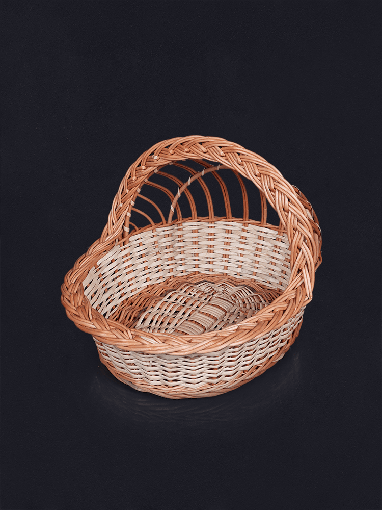 Shaakh Handwoven Kashmiri Willow Cradle Basket - Shopping in Kashmir
