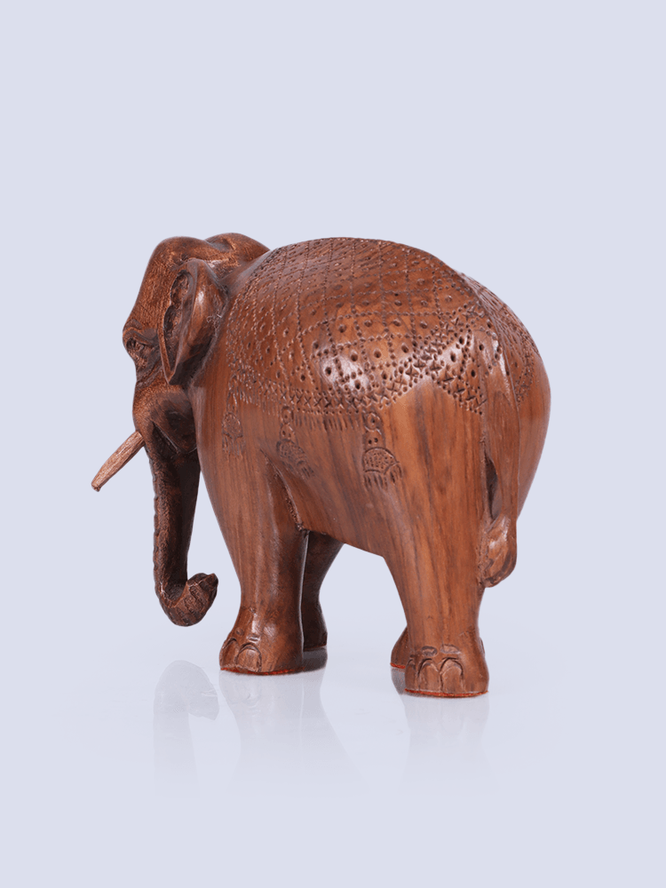 Decor It Walnut Wood Elephant - Shopping in Kashmir
