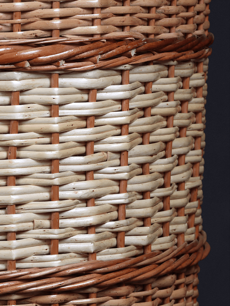 Shaakh Spacious Willow Basket for Laundry and Linen - Shopping in Kashmir
