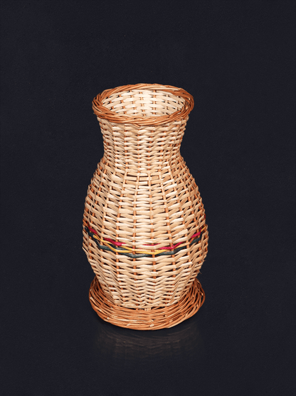 Shaakh Kashmiri Handwoven Willow Accent Pots (Set of 2) - Shopping in Kashmir