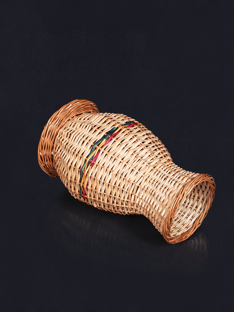Shaakh Kashmiri Handwoven Willow Accent Pots (Set of 2) - Shopping in Kashmir