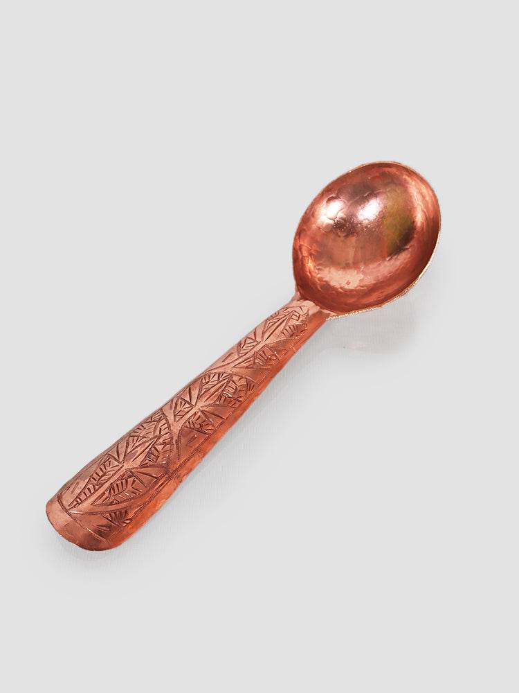Kashmiri Copper Curry Spoon (Set Of 3) - Shopping in Kashmir