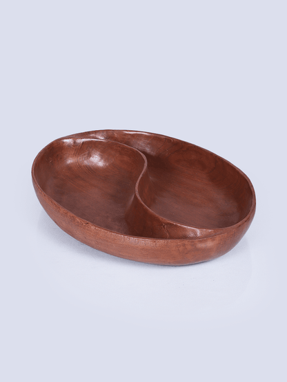 Badami Shaped Walnut Wood Bowl - Shopping in Kashmir