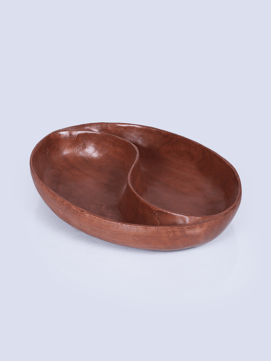 Badami Shaped Walnut Wood Bowl - Shopping in Kashmir