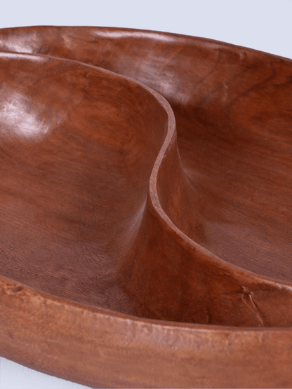 Badami Shaped Walnut Wood Bowl - Shopping in Kashmir