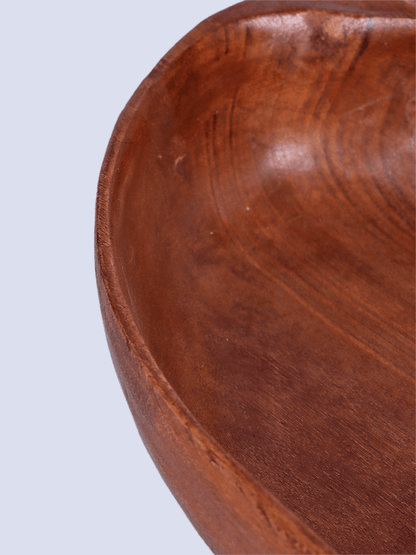 Badami Shaped Walnut Wood Bowl - Shopping in Kashmir