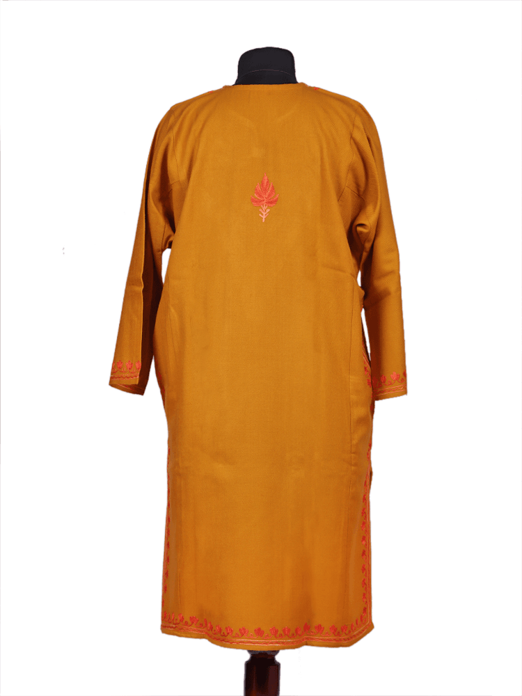 Rang-e-Zaffran: Chinar Aari Embriodery pheran - Shopping in Kashmir